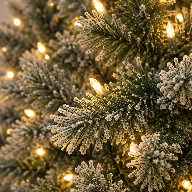 7 Ft Pre-Lit Slim Christmas Tree – ALLMERRY